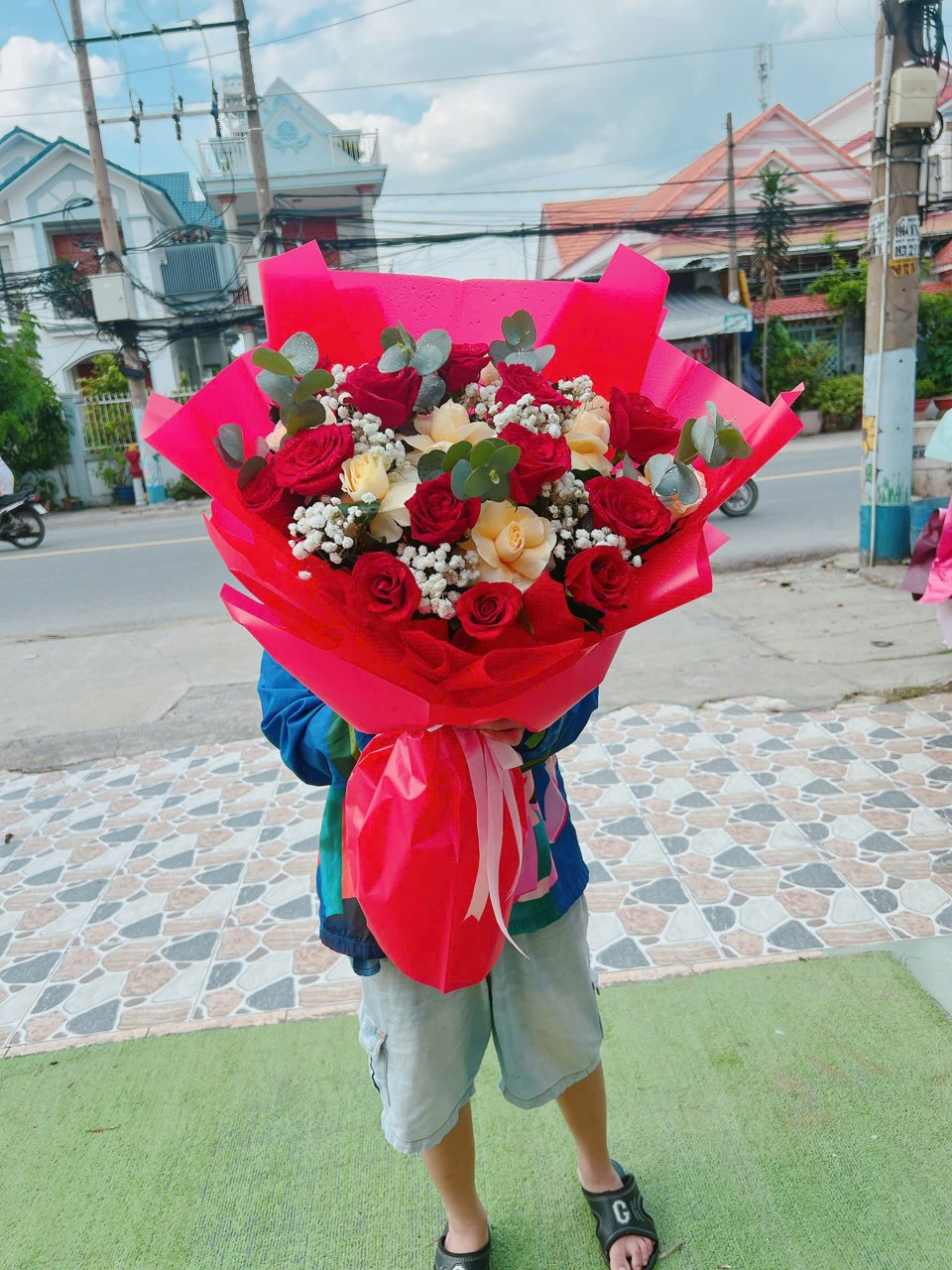 Bó hoa sinh nhật Bình Minh 064