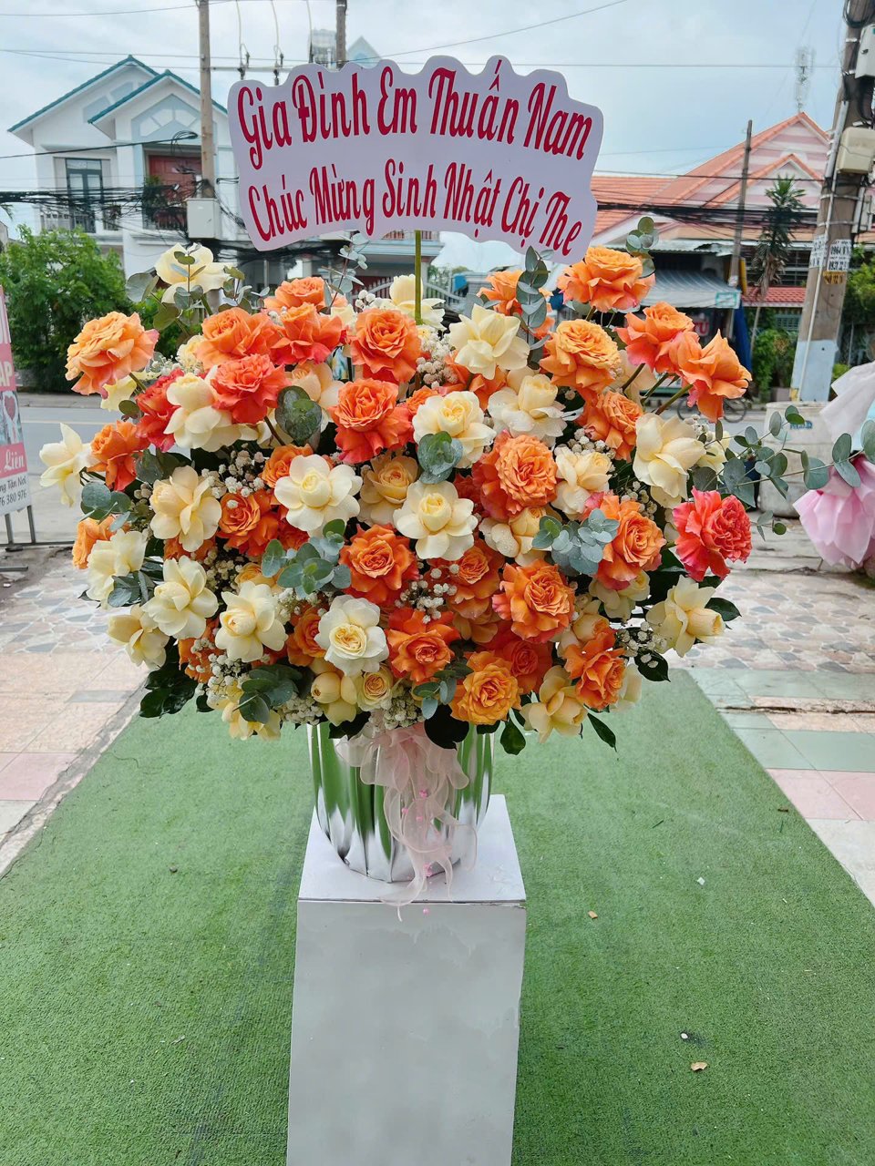 Kệ hoa khai trương Phát Tài 069