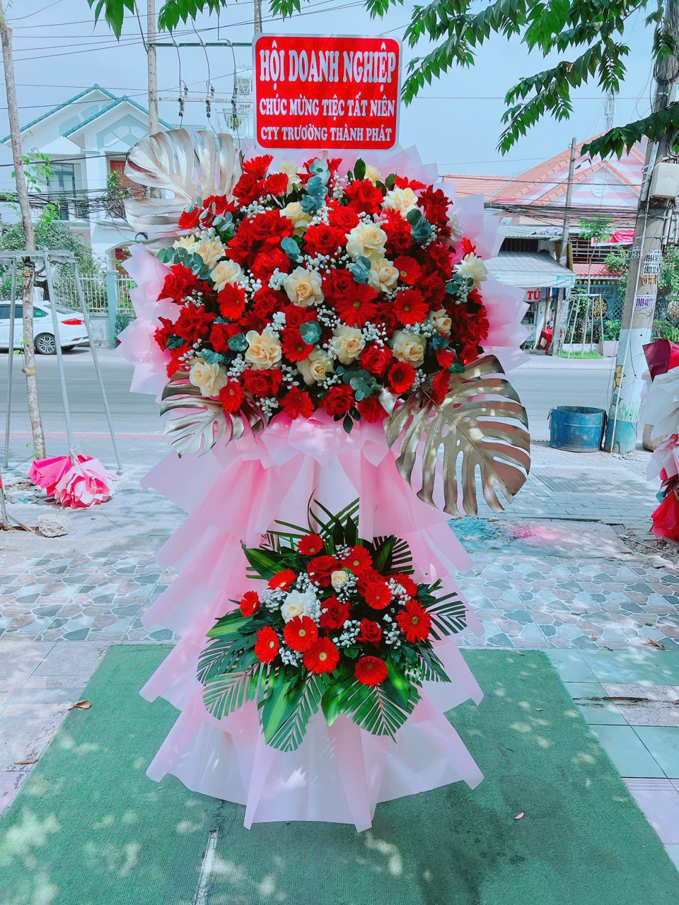 Kệ hoa khai trương Phú Quý 087