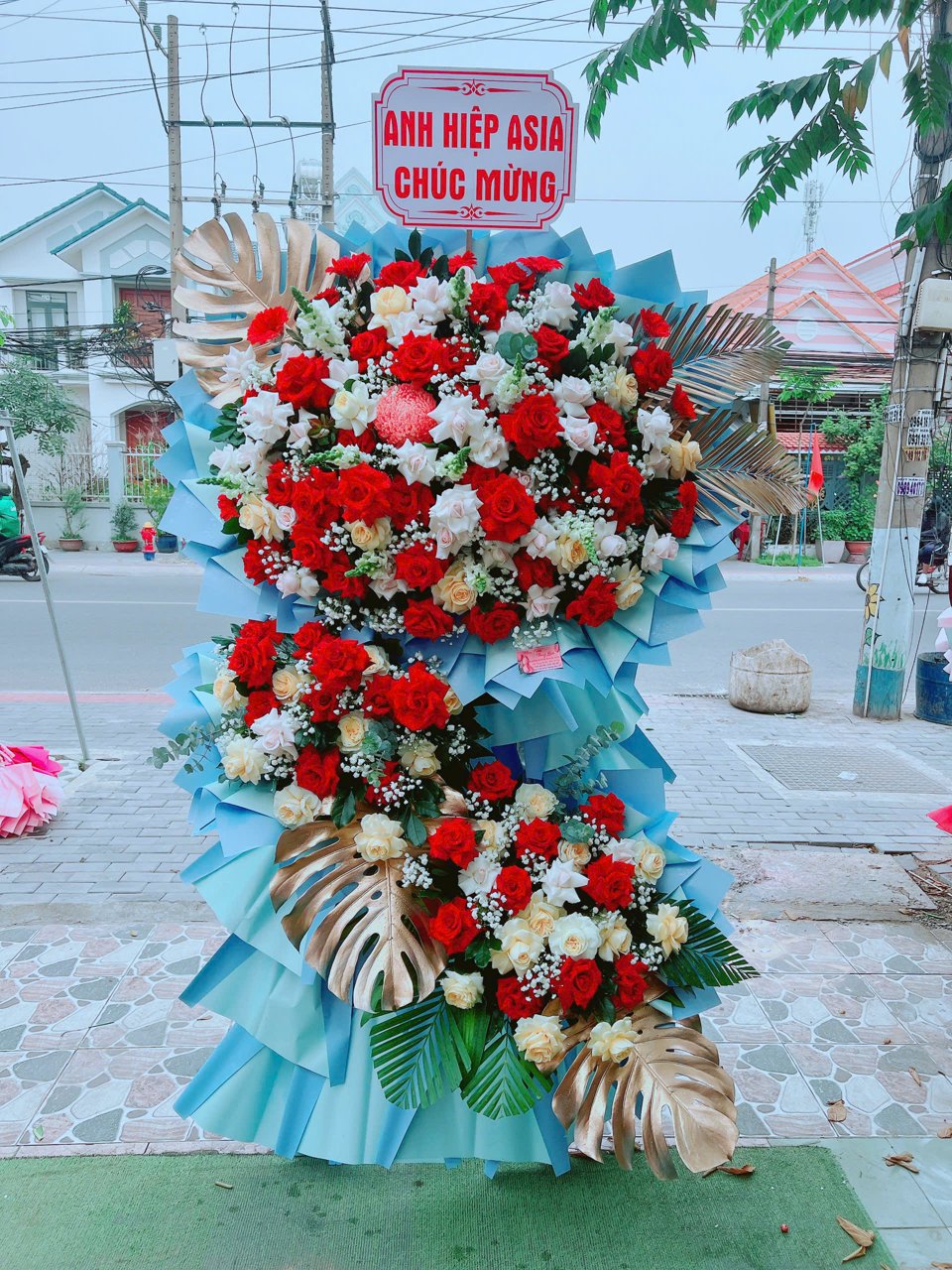 Kệ hoa khai trương An Khang 088