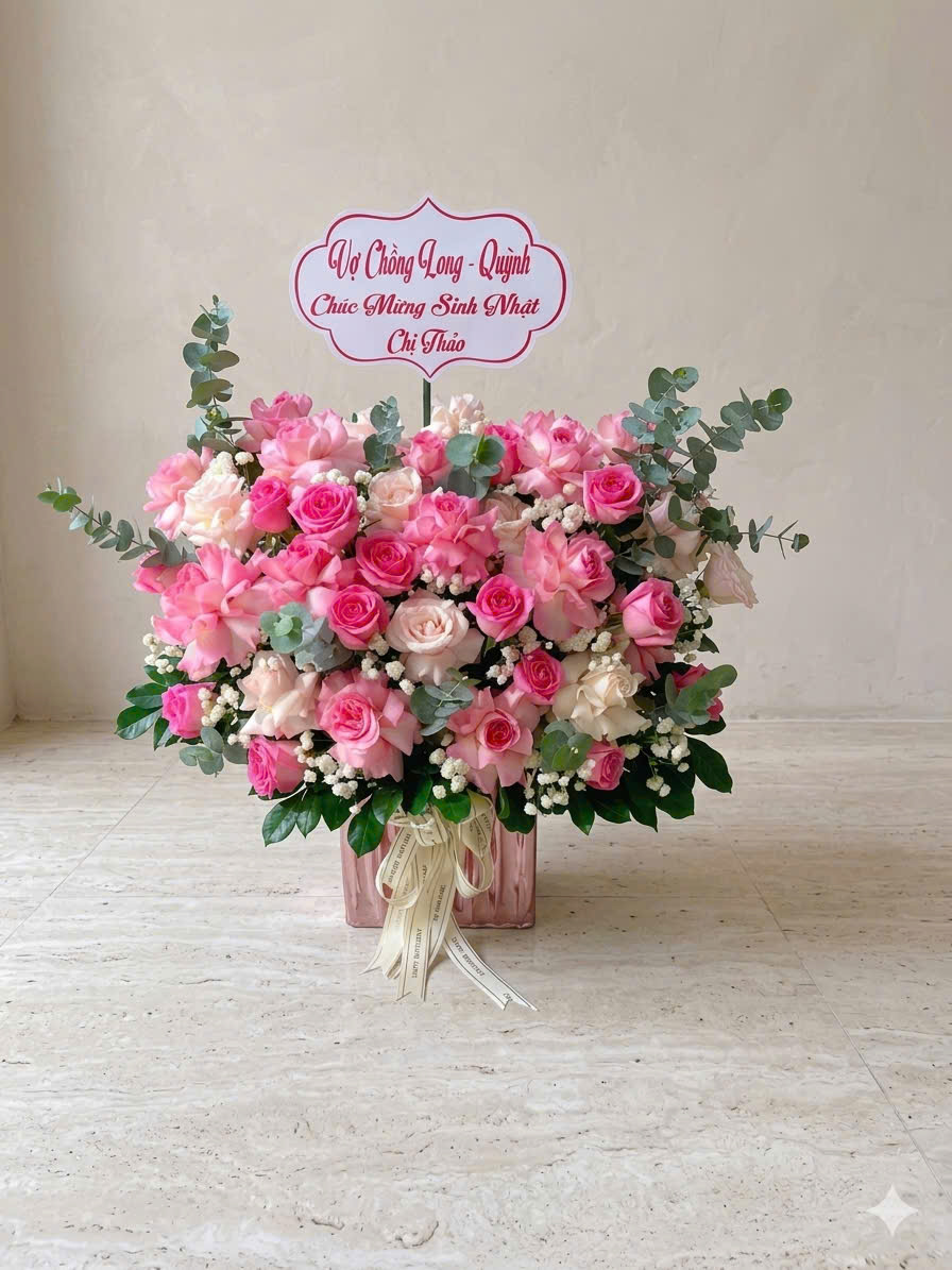 Lẵng hoa sinh nhật Phát Tài 024