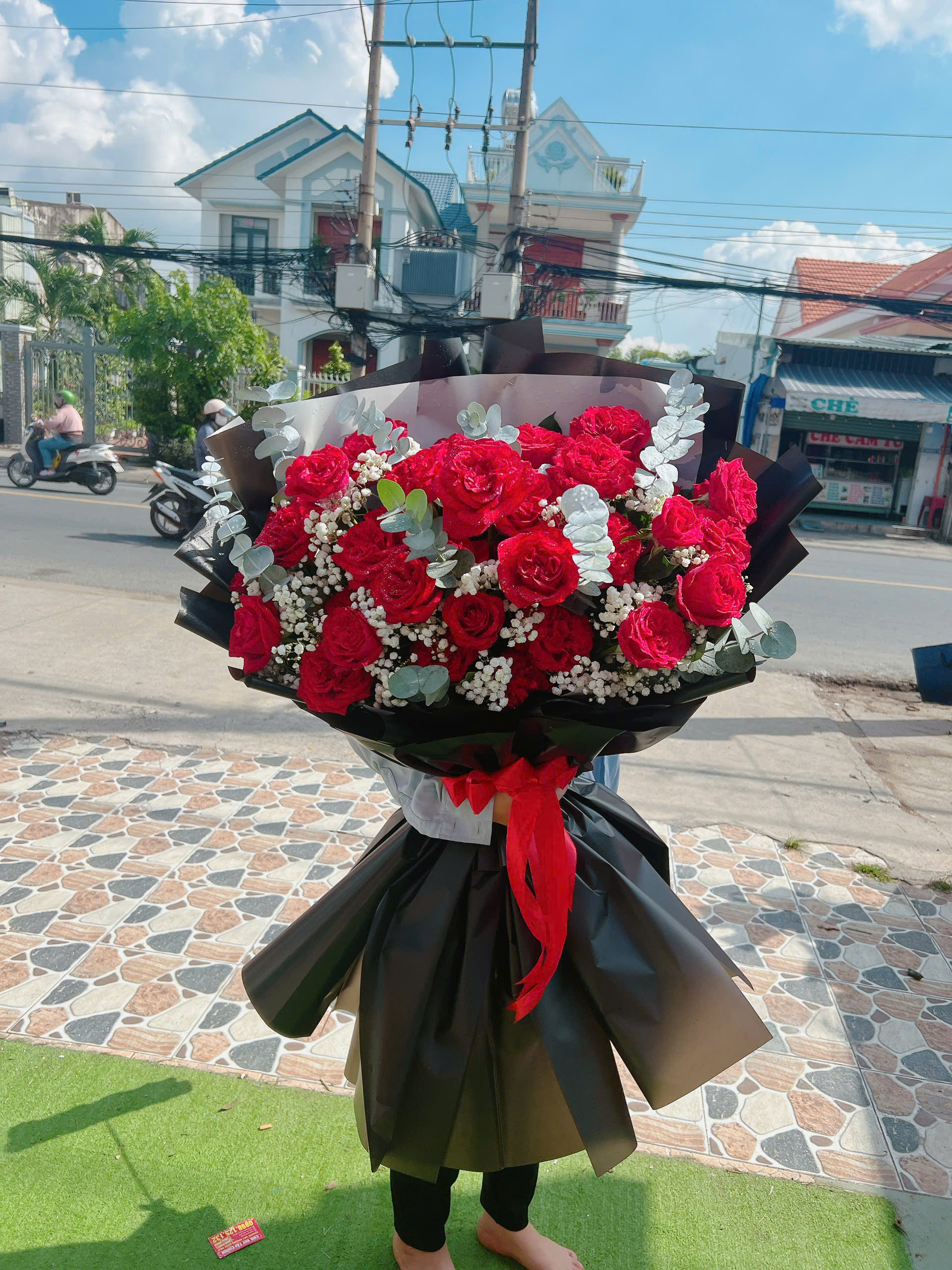 Bó hoa sinh nhật Mãn Khai 040